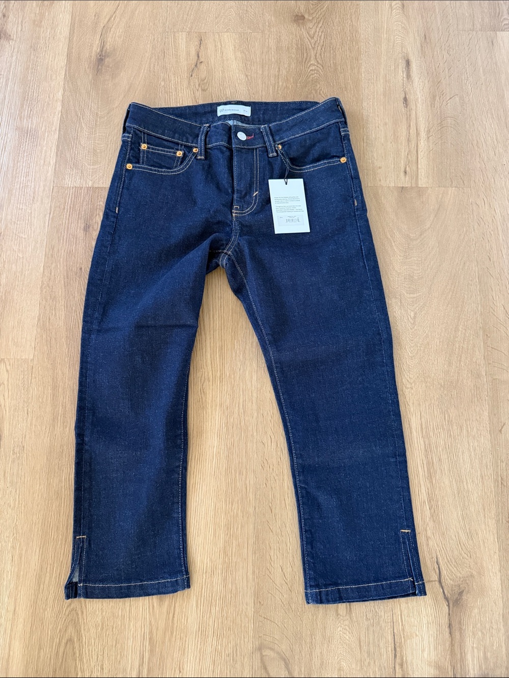 GAP X VICTORIA BECKHAM Dark Blue Denim Capris